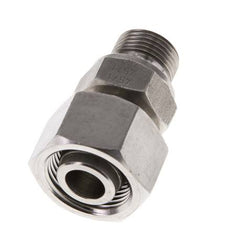 15L & G3/8'' Stainless Steel Straight Swivel with Male Threads 315 bar FKM Adjustable ISO 8434-1