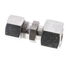 12S & 16S Stainless Steel Straight Cutting Fitting with Swivel 400 bar ISO 8434-1