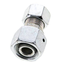 12L & 15L Zink plated Steel Straight Cutting Fitting with Swivel 315 bar NBR O-ring Sealing Cone ISO 8434-1