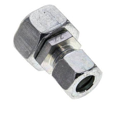 12L & 18L Zink plated Steel Straight Cutting Fitting with Swivel 315 bar NBR O-ring Sealing Cone ISO 8434-1