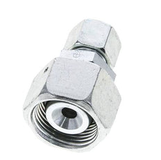 10S & 20S Zink plated Steel Straight Cutting Fitting with Swivel 400 bar NBR O-ring Sealing Cone ISO 8434-1