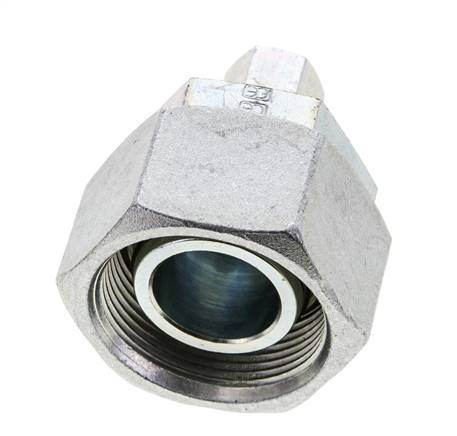 6S & 30S Zink plated Steel Straight Cutting Fitting with Swivel 400 bar NBR O-ring Sealing Cone ISO 8434-1