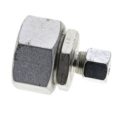 10S & 30S Zink plated Steel Straight Cutting Fitting with Swivel 400 bar NBR O-ring Sealing Cone ISO 8434-1