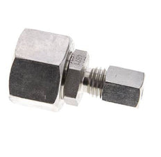 6L & 15L Stainless Steel Straight Cutting Fitting with Swivel 315 bar FKM O-ring Sealing Cone ISO 8434-1