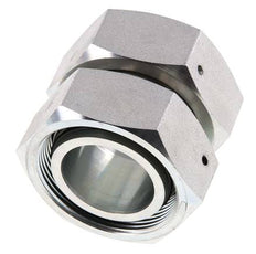 42L Zink plated Steel Straight with Swivel 160 bar NBR O-ring Sealing Cone ISO 8434-1