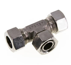 22L Stainless Steel T-Shape Tee Cutting Fitting with Swivel 160 bar Adjustable ISO 8434-1
