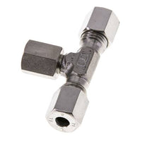 6L Stainless Steel T-Shape Tee Cutting Fitting with Swivel 315 bar FKM Adjustable ISO 8434-1