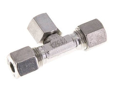 8S Stainless Steel T-Shape Tee Cutting Fitting with Swivel 630 bar FKM Adjustable ISO 8434-1