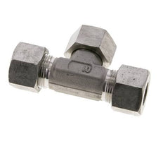 16S Stainless Steel T-Shape Tee Cutting Fitting with Swivel 400 bar FKM Adjustable ISO 8434-1