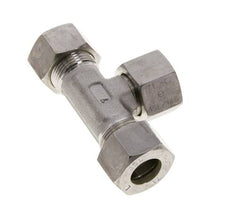 15L Stainless Steel T-Shape Tee Compression Fitting with Swivel 315 bar FKM Adjustable ISO 8434-1