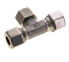 14S Stainless Steel T-Shape Tee Compression Fitting with Swivel 400 bar FKM Adjustable ISO 8434-1