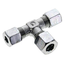8L & 10L Zink plated Steel T-Shape Tee Cutting Fitting 315 bar ISO 8434-1