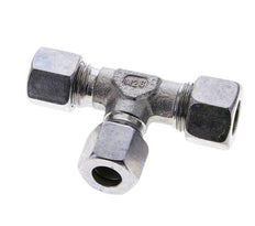 10L & 12L Zink Plated Steel Right Angle Tee Cutting Fitting 315 bar ISO 8434-1