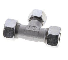 15L & 18L Zink plated Steel T-Shape Tee Cutting Fitting 315 bar ISO 8434-1