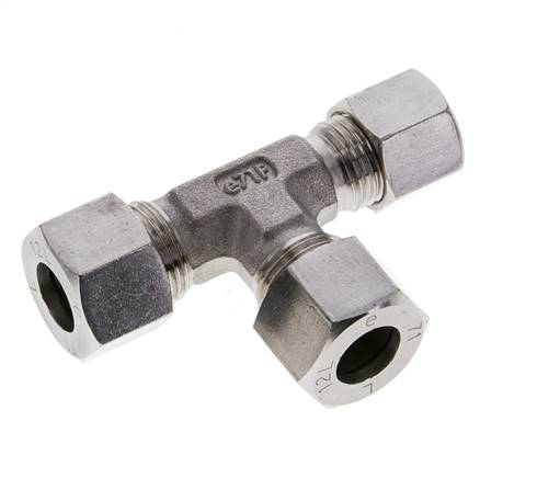 10L & 12L Stainless Steel Right Angle Tee Cutting Fitting 315 bar ISO 8434-1