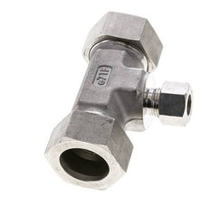 12L & 28L Stainless Steel T-Shape Tee Cutting Fitting 160 bar ISO 8434-1