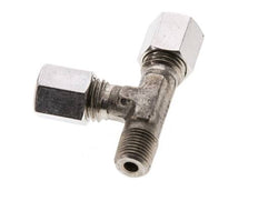 6L & M10x1 (con) Stainless Steel Right Angle Tee Cutting Fitting with Male Threads 315 bar ISO 8434-1