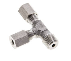 4LL & R1/8'' Stainless Steel Right Angle Tee Cutting Fitting with Male Threads 100 bar ISO 8434-1