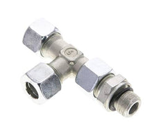 12L & M16x1.5 Zink Plated Steel Right Angle Tee Cutting Fitting with Male Threads 315 bar Adjustable ISO 8434-1