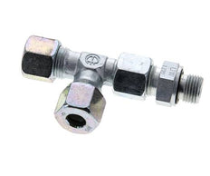 10S & M16x1.5 Zink Plated Steel Right Angle Tee Cutting Fitting with Male Threads 630 bar Adjustable ISO 8434-1