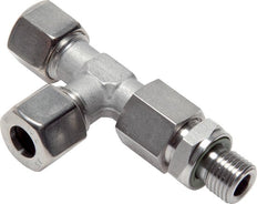 14S & M20x1.5 Stainless Steel Right Angle Tee Cutting Fitting with Male Threads 630 bar Adjustable ISO 8434-1