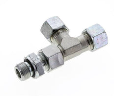 12L & G3/8'' Zink Plated Steel Right Angle Tee Cutting Fitting with Male Threads 315 bar Adjustable ISO 8434-1