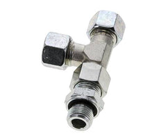 12L & G3/8'' Zink Plated Steel Right Angle Tee Cutting Fitting with Male Threads 315 bar Adjustable ISO 8434-1
