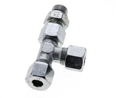 10S & G3/8'' Zink Plated Steel Right Angle Tee Cutting Fitting with Male Threads 630 bar Adjustable ISO 8434-1