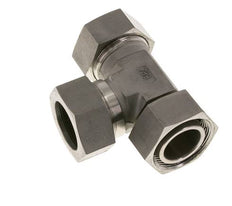 35L Stainless Steel Right Angle Tee Cutting Fitting with Swivel 160 bar Adjustable ISO 8434-1