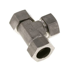 28L Stainless Steel Right Angle Tee Cutting Fitting with Swivel 160 bar FKM Adjustable ISO 8434-1