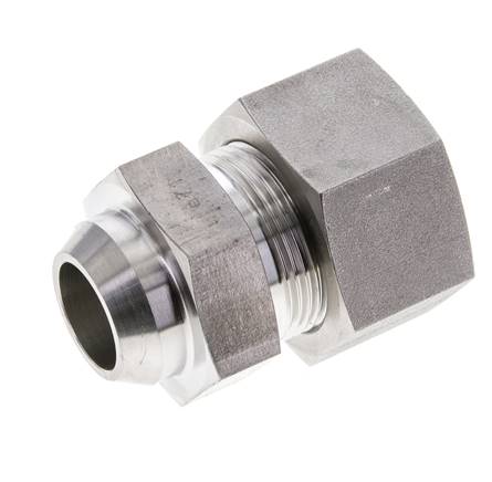 25S & 31mm Stainless Steel Straight Cutting Fitting with Welding End 400 bar ISO 8434-1