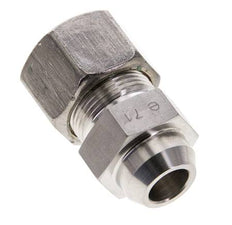 16S & 21mm Stainless Steel Straight Compression Fitting with Welding End 400 bar ISO 8434-1