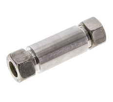 18L Stainless Steel Straight Welding Compression Fitting Bulkhead 315 bar ISO 8434-1