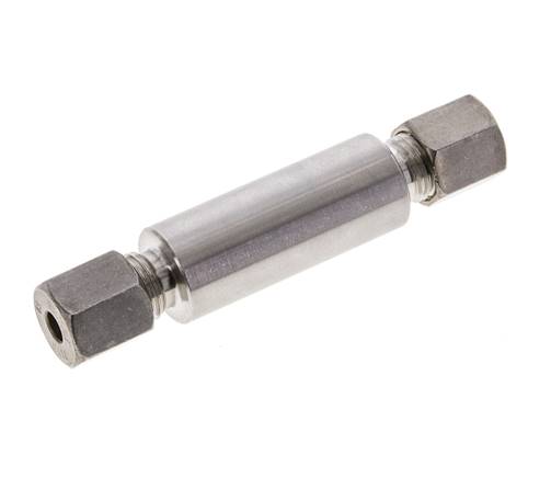 6S Stainless Steel Straight Welding Compression Fitting Bulkhead 500 bar ISO 8434-1