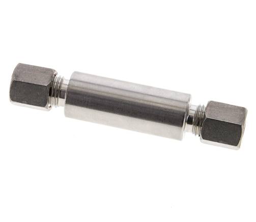 6S Stainless Steel Straight Welding Compression Fitting Bulkhead 500 bar ISO 8434-1