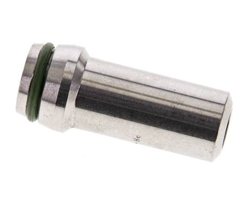 14x3mm Stainless Steel Straight with Welding End 630 bar FKMO-ring ISO 8434-1