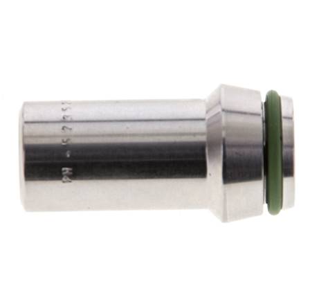 16x2mm Stainless Steel Straight with Welding End 400 bar FKMO-ring ISO 8434-1