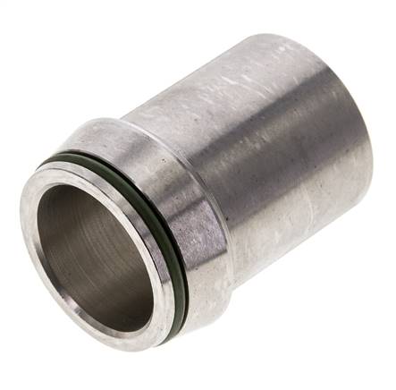 38x4mm Stainless Steel Straight with Welding End 315 bar FKMO-ring ISO 8434-1
