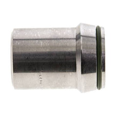 38x4mm Stainless Steel Straight with Welding End 315 bar FKMO-ring ISO 8434-1