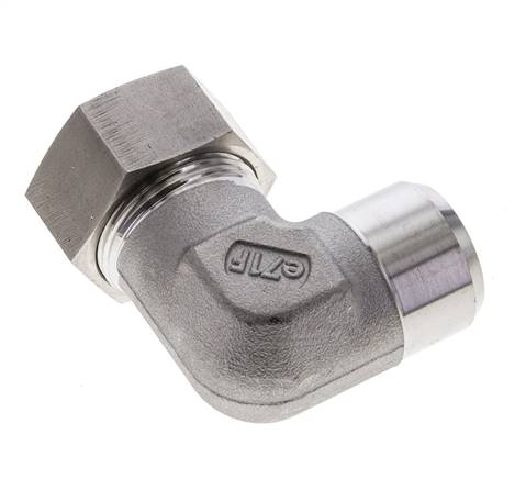28L & 32mm Stainless Steel Elbow Cutting Fitting with Welding End 160 bar ISO 8434-1