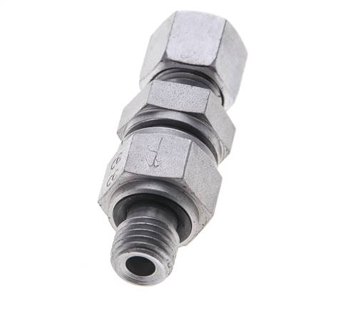 Hydraulic Check Valve Cutting Ring 8L (M14x1.5) & M12x1.5 Male Steel 1-250bar (15-3625)psi Tube-Thread ISO 8434-1