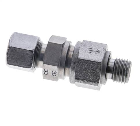 Hydraulic Check Valve Cutting Ring 10L (M16x1.5) & M14x1.5 Male Steel 1-250bar (15-3625)psi Tube-Thread ISO 8434-1