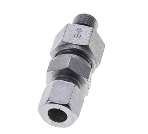 Hydraulic Check Valve Cutting Ring 10L (M16x1.5) & M14x1.5 Male Steel 1-250bar (15-3625)psi Tube-Thread ISO 8434-1