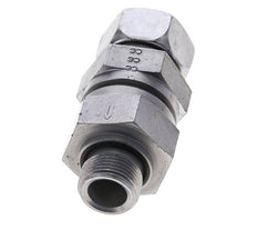 Hydraulic Check Valve Cutting Ring 18L (M26x1.5) & M22x1.5 Male Steel 1-160bar (15-2320)psi Tube-Thread ISO 8434-1