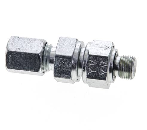 Hydraulic Check Valve Cutting Ring 6L (M12x1.5) & G1/8'' Male Steel 1-250bar (15-3625)psi Tube-Thread ISO 8434-1