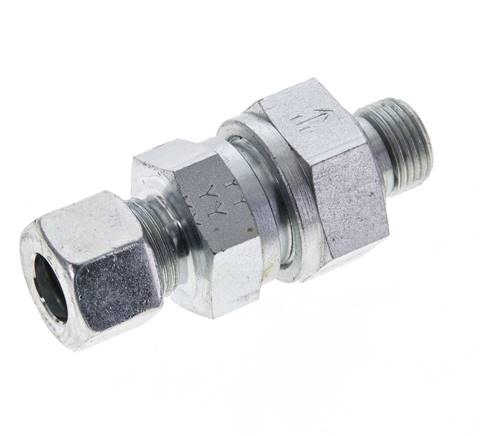 Hydraulic Check Valve Cutting Ring 12L (M18x1.5) & G3/8'' Male Steel 1-250bar (15-3625)psi Tube-Thread ISO 8434-1