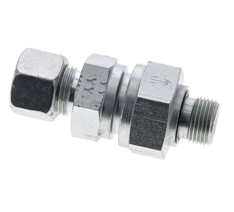 Hydraulic Check Valve Cutting Ring 12L (M18x1.5) & G3/8'' Male Steel 1-250bar (15-3625)psi Tube-Thread ISO 8434-1
