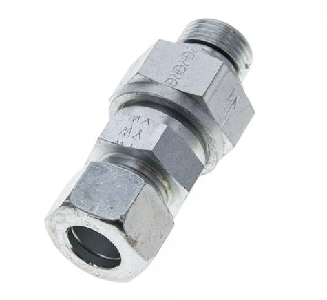 Hydraulic Check Valve Cutting Ring 15L (M22x1.5) & G1/2'' Male Steel 1-250bar (15-3625)psi Tube-Thread ISO 8434-1