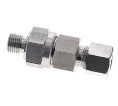 Hydraulic Check Valve Cutting Ring 10L (M16x1.5) & G1/4'' Male Stainless Steel 0.2-250bar (3-3625)psi Tube-Thread ISO 8434-1
