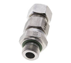 Hydraulic Check Valve Cutting Ring 15L (M22x1.5) & G1/2'' Male Stainless Steel 0.2-250bar (3-3625)psi Tube-Thread ISO 8434-1